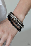 Snazzychicjewelryboutique Bracelet Metro Mix Up - Black Bracelet Paparazzi