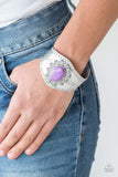 Snazzychicjewelryboutique Bracelet Mojave Majesty - Purple Cuff Bracelet Paparazzi