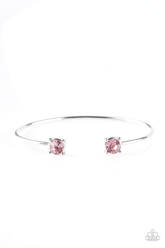 Snazzychicjewelryboutique Bracelet New Traditions - Pink Rhinestone Bracelet Paparazzi
