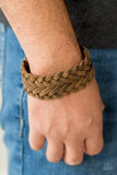 Snazzychicjewelryboutique Bracelet Pirate Port - Brown Leather Urban Bracelet