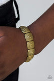 Snazzychicjewelryboutique Bracelet Radiantly Riviera - Brass Stretchy Bracelet Paparazzi