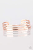 Snazzychicjewelryboutique Bracelet Street Sleek - Rose Gold Cuff Bracelet Paparazzi