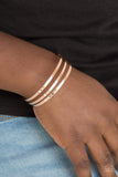 Snazzychicjewelryboutique Bracelet Street Sleek - Rose Gold Cuff Bracelet Paparazzi