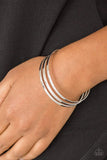 Snazzychicjewelryboutique Bracelet Street Sleek - Silver Cuff Bracelet Paparazzi