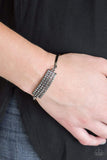 Snazzychicjewelryboutique Bracelet Top-Class Class - Black Gunmetal Bracelet Paparazzi