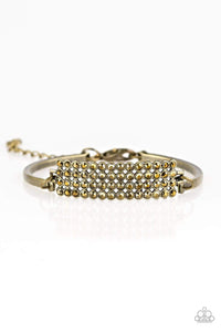 Snazzychicjewelryboutique Bracelet Top-Class Class - Brass Rhinestone Bracelet Paparazzi