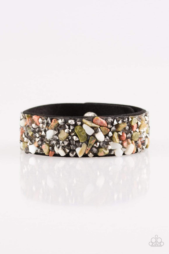 Snazzychicjewelryboutique Bracelet Totally Crushed It - Multi Crushed Stone Bracelet Paparazzi