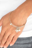 Snazzychicjewelryboutique Bracelet Truly True Love - White Pearl Bangle Bracelet Paparazzi