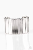 Snazzychicjewelryboutique Bracelet Urban Uptrend - Silver Cuff Bracelet Paparazzi