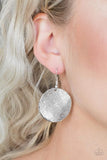 Snazzychicjewelryboutique Earrings Basic Bravado - Silver Earrings Paparazzi