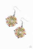 Snazzychicjewelryboutique Earrings Caribbean Cruzin - Yellow Multi Earrings Paparazzi