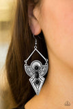 Snazzychicjewelryboutique Earrings Desert Dynasty - Black Earrings Paparazzi