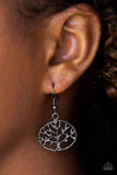 Snazzychicjewelryboutique Earrings Dream TREEHOUSE - Black Gunmetal Earrings Paparazzi