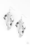 Snazzychicjewelryboutique Earrings Fall Into Fall - Silver Leaf Earrings Paparazzi