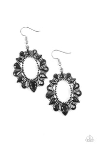 Snazzychicjewelryboutique Earrings Fashionista Flavor - Black Earrings Paparazzi