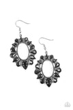 Snazzychicjewelryboutique Earrings Fashionista Flavor - Black Earrings Paparazzi