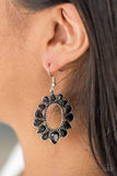 Snazzychicjewelryboutique Earrings Fashionista Flavor - Black Earrings Paparazzi