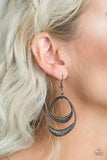 Snazzychicjewelryboutique Earrings Follow The Beaten Path - Black Gunmetal Earrings Paparazzi