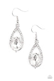 Snazzychicjewelryboutique Earrings Gatsby Grandeur - White Earrings Paparazzi