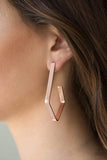 Snazzychicjewelryboutique Earrings Geo Grand - Copper Hoop Earrings Paparazzi