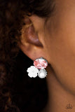 Snazzychicjewelryboutique Earrings Lily Lagoon - Pink Post Earrings Paparazzi