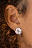 Snazzychicjewelryboutique Earrings Magnificent Magnolia - Pink Post Earrings Paparazzi