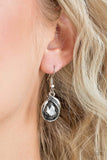 Snazzychicjewelryboutique Earrings Marvelous Marvel - Silver Gem Earrings Paparazzi