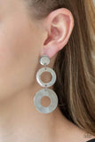 Snazzychicjewelryboutique Earrings Pop Idol - Silver Earrings Paparazzi