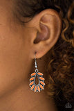 Snazzychicjewelryboutique Earrings Rainforest Romance - Orange Earrings Paparazzi