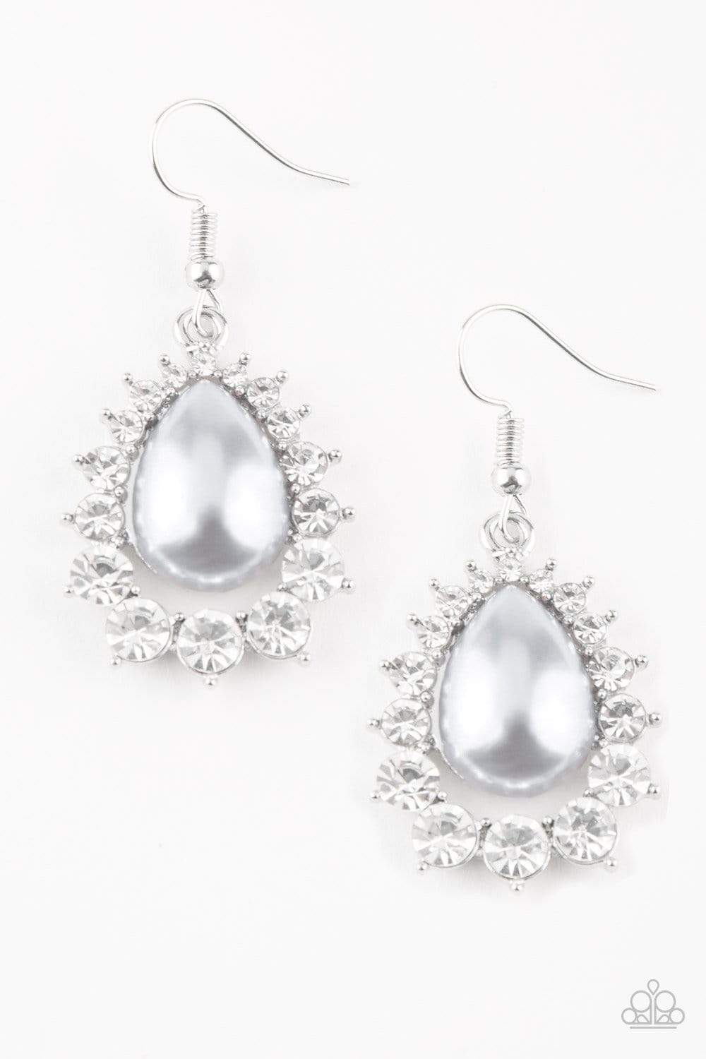 Paparazzi - High End Elegance White Earrings Paparazzi Accessories  Vivacious Bombshell Bling Jenny and James Davison – Vivacious Bombshell  Bling, LLC, Jenny and James Davison