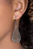 Snazzychicjewelryboutique Earrings REIGNed Out - Black Gunmetal Earrings Paparazzi