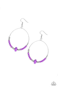 Snazzychicjewelryboutique Earrings Retro Rural - Purple Earrings Paparazzi