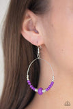 Snazzychicjewelryboutique Earrings Retro Rural - Purple Earrings Paparazzi