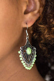 Snazzychicjewelryboutique Earrings Stone Lagoon - Green Earrings Paparazzi