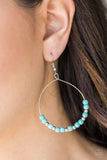 Snazzychicjewelryboutique Earrings Stone Spa - Blue Earrings Paparazzi