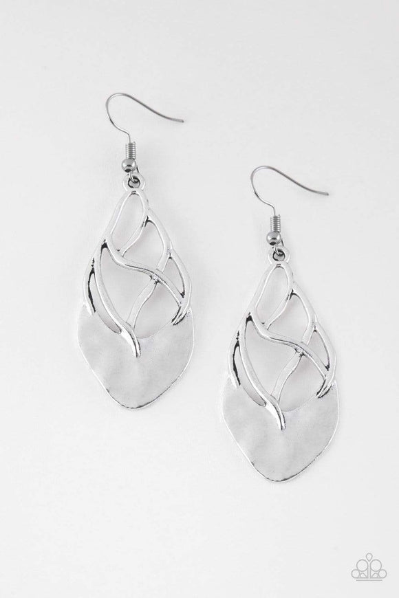 Snazzychicjewelryboutique Earrings Super Swanky - Silver Earrings Paparazzi