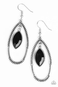 Snazzychicjewelryboutique Earrings Top Rank - Black Earrings Paparazzi