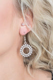 Snazzychicjewelryboutique Earrings Wreathed In Radiance - Silver Pearl Earrings Paparazzi