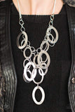 Snazzychicjewelryboutique Necklace A Silver Spell - Silver Blockbuster Necklace Paparazzi