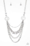 Snazzychicjewelryboutique Necklace BELLES and Whistles - Silver Necklace Paparazzi