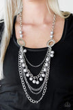 Snazzychicjewelryboutique Necklace BELLES and Whistles - Silver Necklace Paparazzi