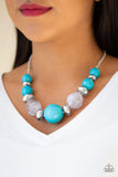 Snazzychicjewelryboutique Necklace Daytime Drama - Blue Necklace Paparazzi