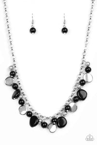 Snazzychicjewelryboutique Necklace Flirtatiously Florida - Black Necklace Paparazzi