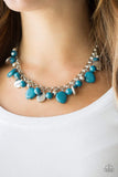 Snazzychicjewelryboutique Necklace Flirtatiously Florida - Blue Necklace Paparazzi