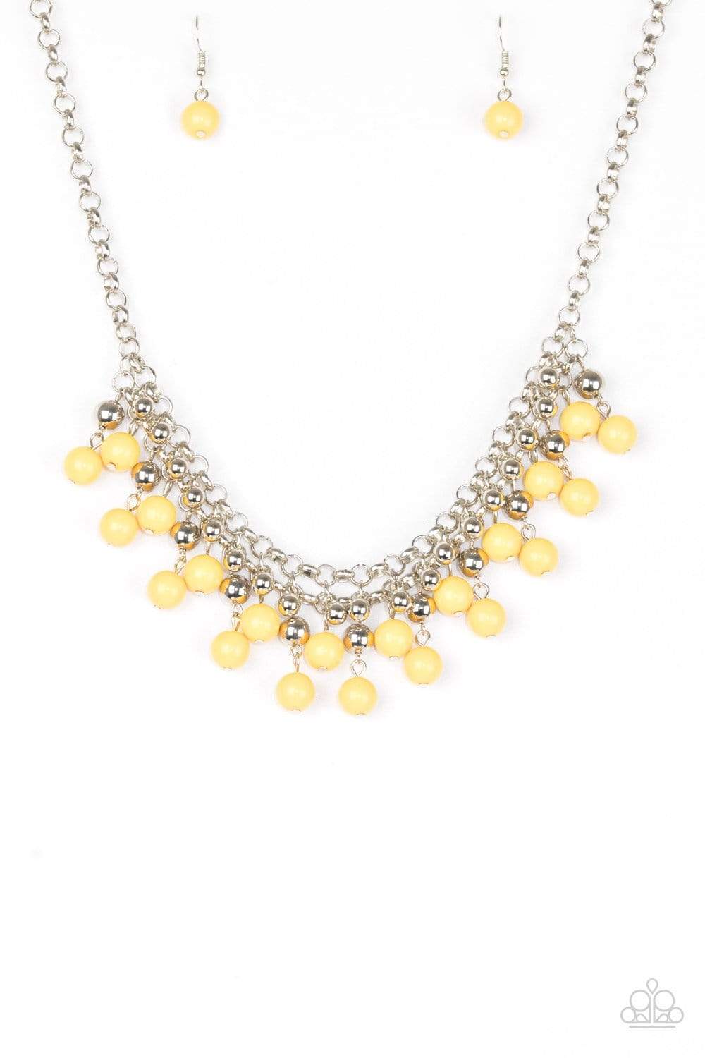 Paparazzi Accessories Take The COLOR Wheel! - Yellow Necklace – Be Adored  Jewelry