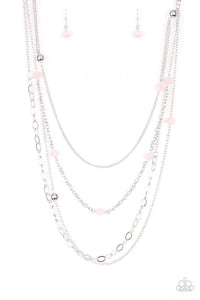 Snazzychicjewelryboutique Necklace Glamour Grotto - Pink Necklace Paparazzi