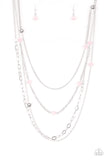 Snazzychicjewelryboutique Necklace Glamour Grotto - Pink Necklace Paparazzi