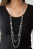 Snazzychicjewelryboutique Necklace Glamour Grotto - Pink Necklace Paparazzi