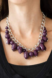 Snazzychicjewelryboutique Necklace Gorgeously Globetrotter - Purple Necklace Paparazzi