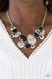 Snazzychicjewelryboutique Necklace Grotto Grandeur - Black Necklace Paparazzi